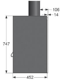 Estufa de Leña RF 200 Peana Turbina